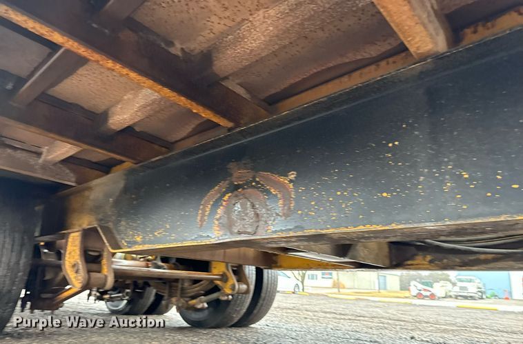 image for item NI9743 1990 Custom Trailer tilt deck equipment trailer