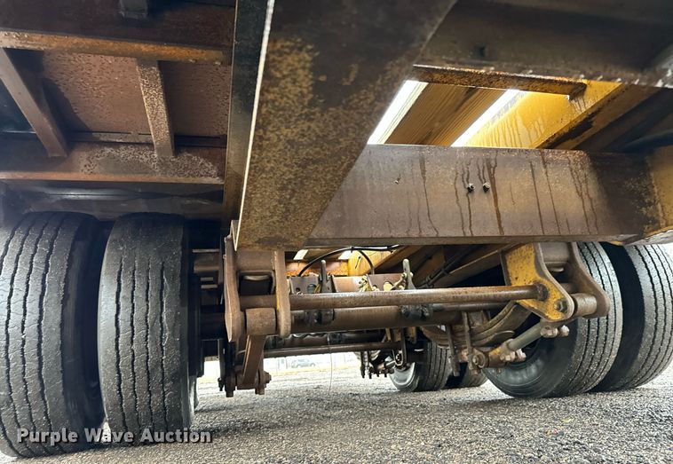image for item NI9743 1990 Custom Trailer tilt deck equipment trailer