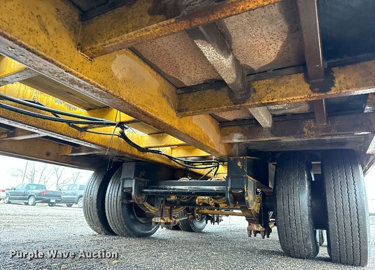 image for item NI9743 1990 Custom Trailer tilt deck equipment trailer