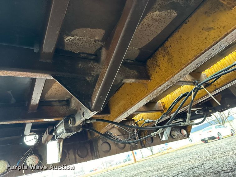 image for item NI9743 1990 Custom Trailer tilt deck equipment trailer