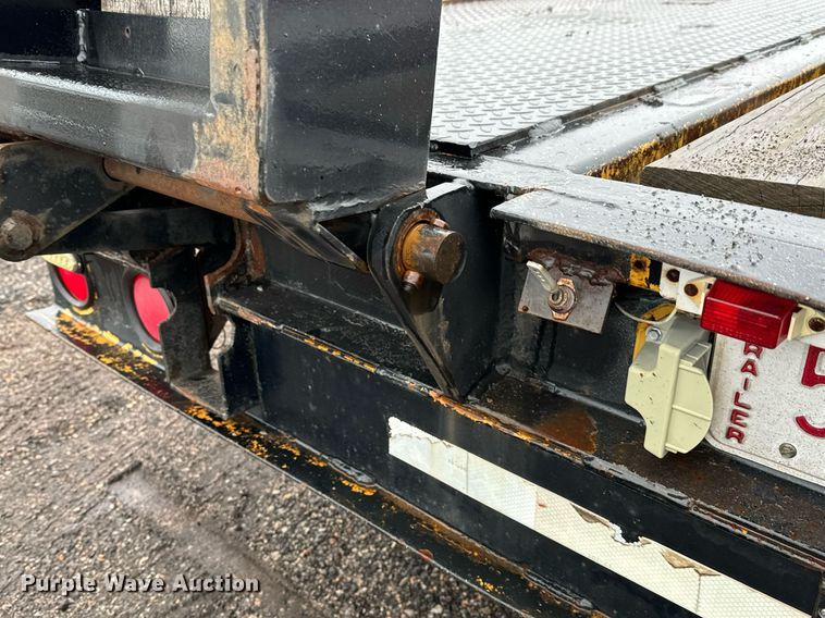 image for item NI9743 1990 Custom Trailer tilt deck equipment trailer