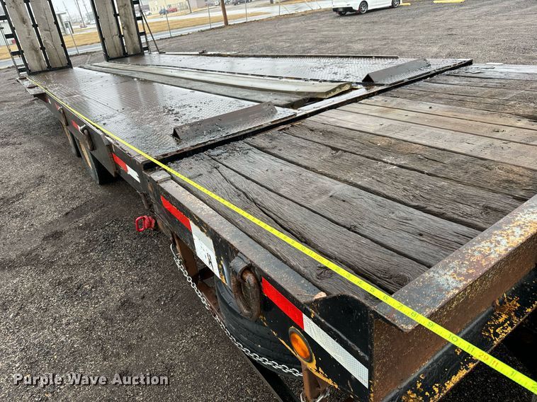 image for item NI9743 1990 Custom Trailer tilt deck equipment trailer
