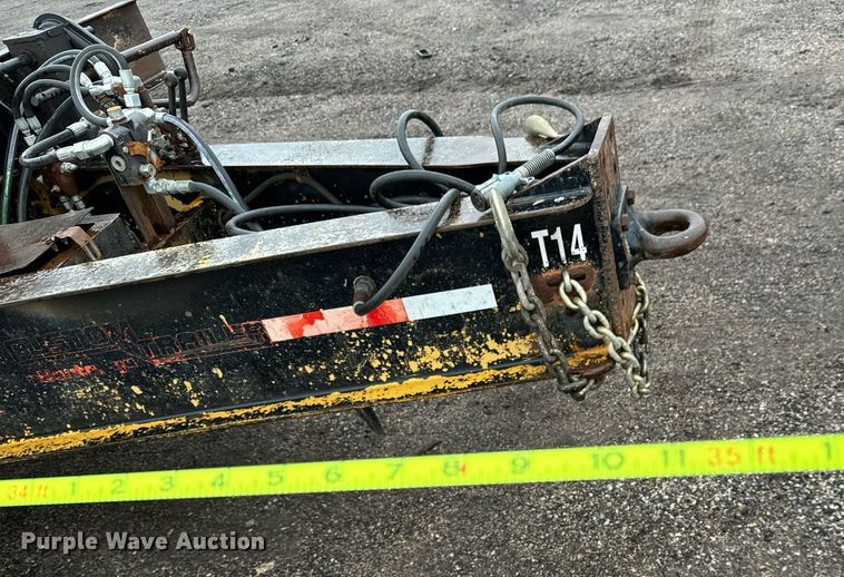 image for item NI9743 1990 Custom Trailer tilt deck equipment trailer