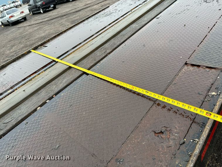 image for item NI9743 1990 Custom Trailer tilt deck equipment trailer