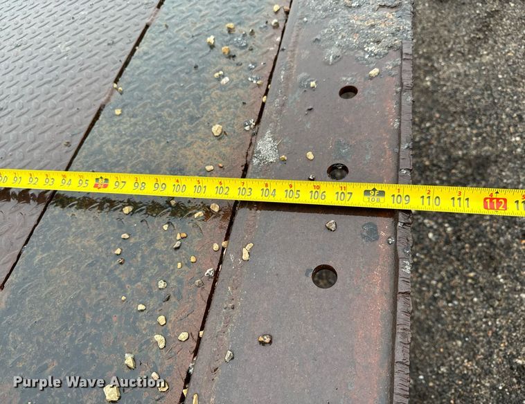 image for item NI9743 1990 Custom Trailer tilt deck equipment trailer