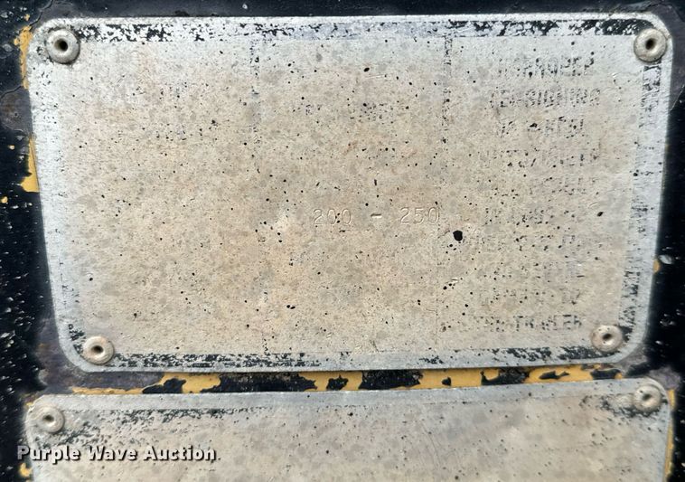 image for item NI9743 1990 Custom Trailer tilt deck equipment trailer