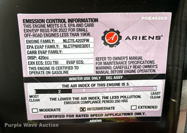 image for item NI9748 Ariens  ST36DLE Pro HYD E Snow blower