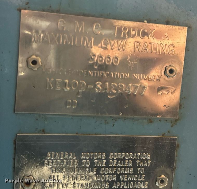 image for item NM9235 1969 GMC 1500 Custom pickup truck