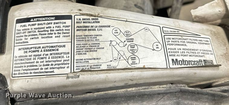 image for item NM9237 2000 Ford F450 Super Duty XL flatbed truck