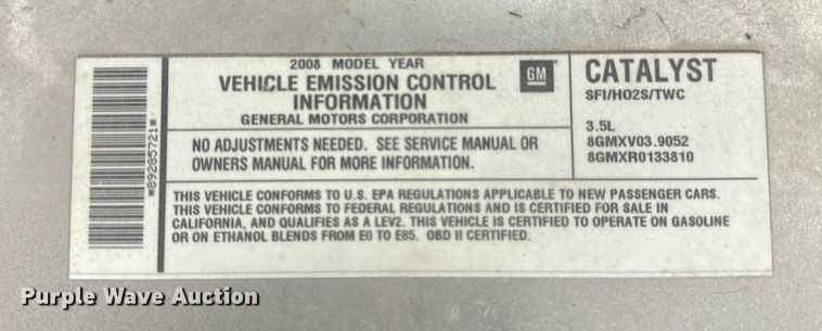 image for item NM9238 2008 Chevrolet Impala LS 
