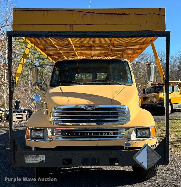 image for item NN9360 2008 Sterling Acterra Crew Cab flatbed truck