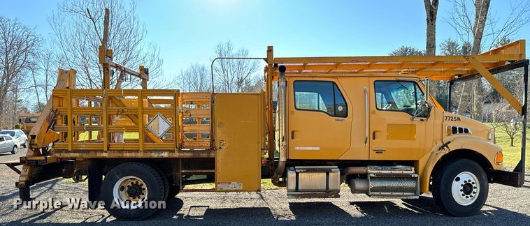 image for item NN9360 2008 Sterling Acterra Crew Cab flatbed truck