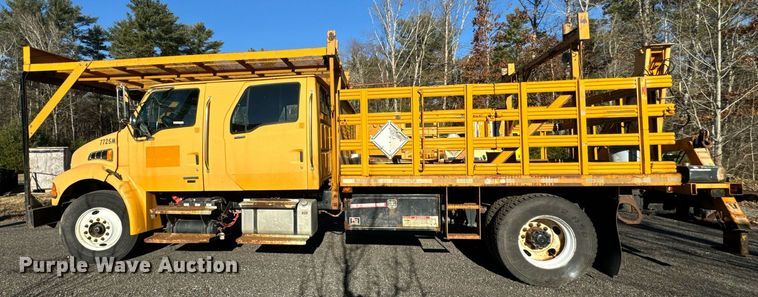 image for item NN9360 2008 Sterling Acterra Crew Cab flatbed truck