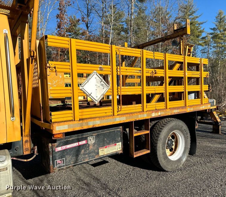 image for item NN9360 2008 Sterling Acterra Crew Cab flatbed truck