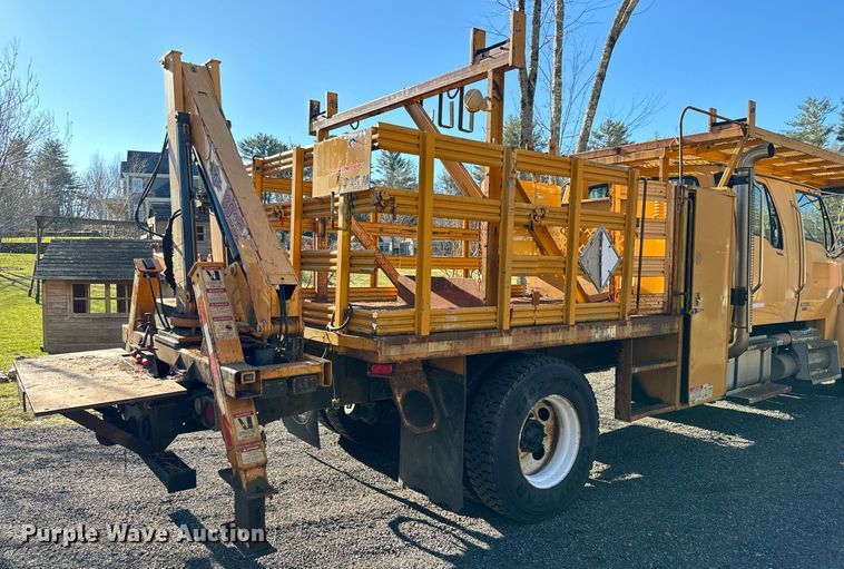 image for item NN9360 2008 Sterling Acterra Crew Cab flatbed truck