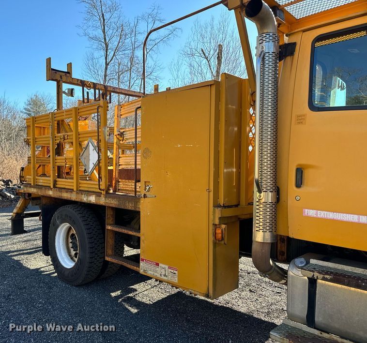 image for item NN9360 2008 Sterling Acterra Crew Cab flatbed truck