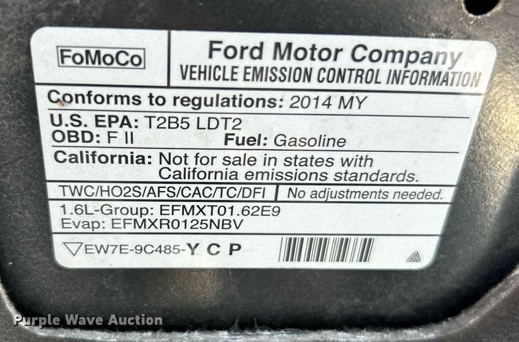 image for item NR9408 2014 Ford Escape SE SUV