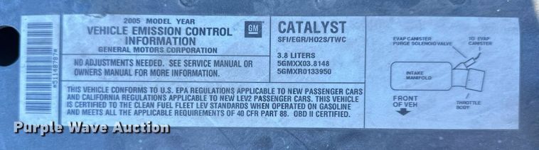 image for item NS9167 2005 Pontiac Grand Prix GT 