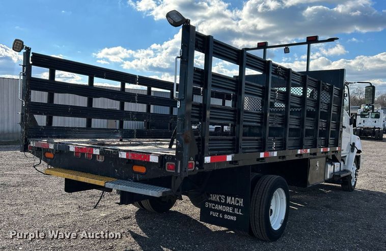 image for item OI9503 2010 Hino 185 flatbed truck