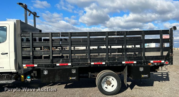 image for item OI9503 2010 Hino 185 flatbed truck