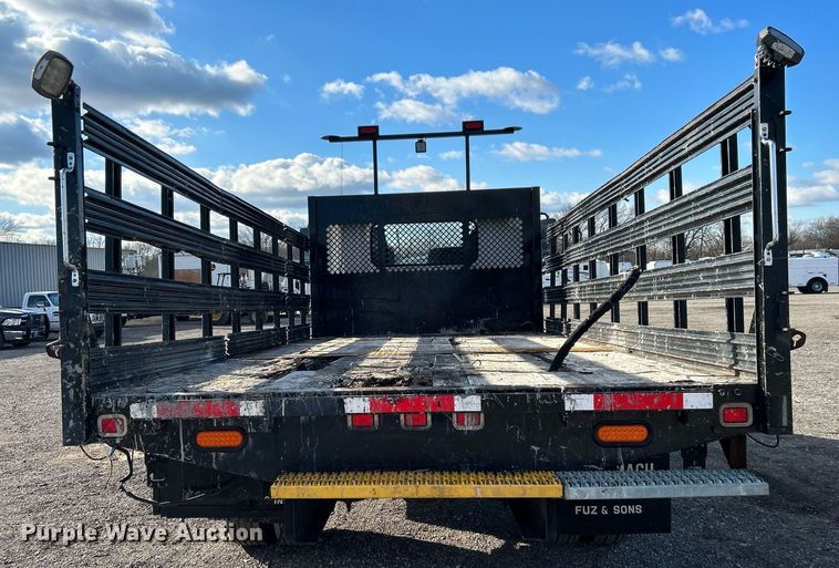 image for item OI9503 2010 Hino 185 flatbed truck