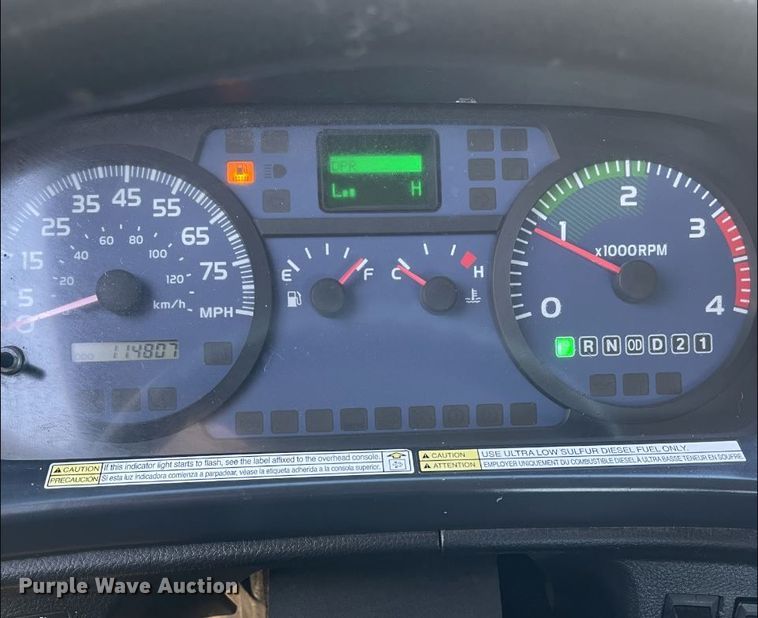 image for item OI9503 2010 Hino 185 flatbed truck