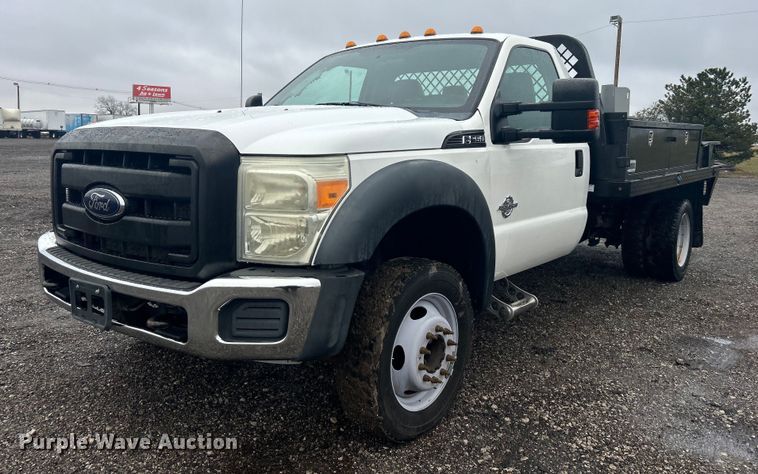image for item OI9509 2012 Ford F550 Super Duty flatbed truck