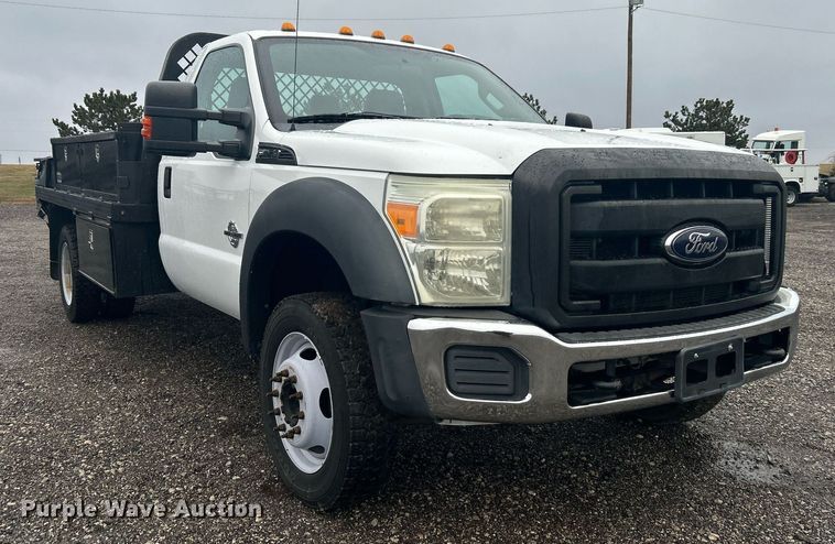 image for item OI9509 2012 Ford F550 Super Duty flatbed truck