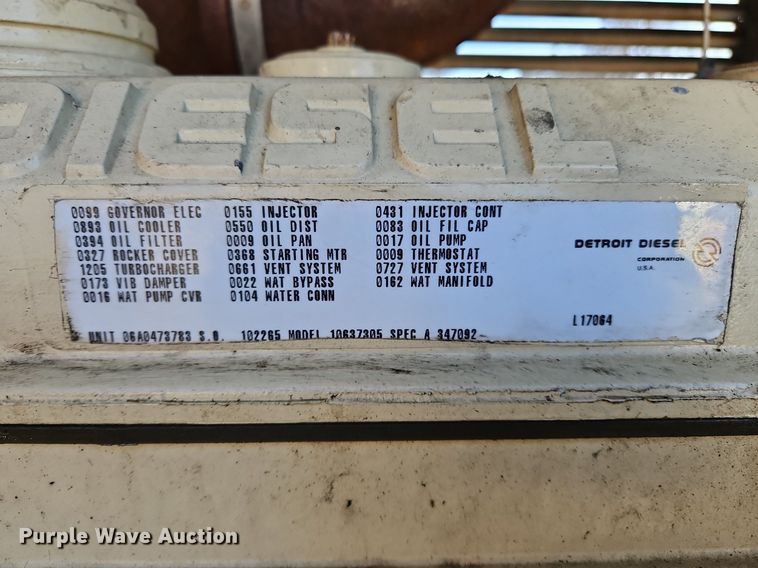 image for item OJ9721 2007 Kohler 200 generator