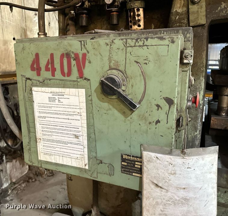 image for item OM9750 Rousselle 10B48 stamping press