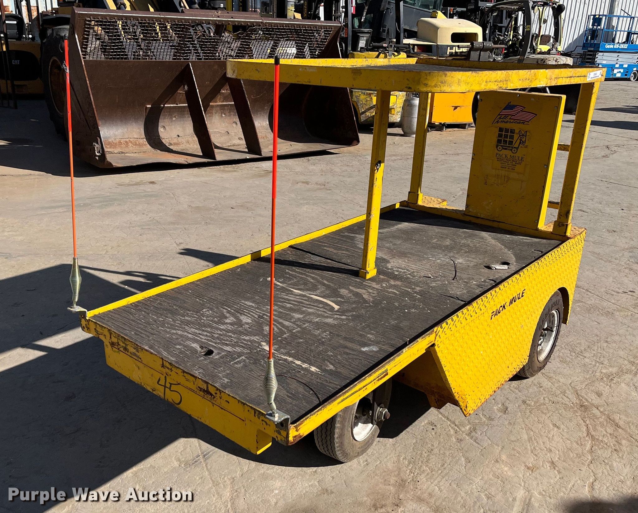 Pack Mule SC7756CA utility cart in Irving, TX Item EI0592 for sale Purple Wave