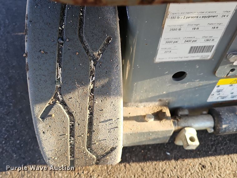 image for item DK0514 2018 SkyJack SJIII-3219 scissor lift