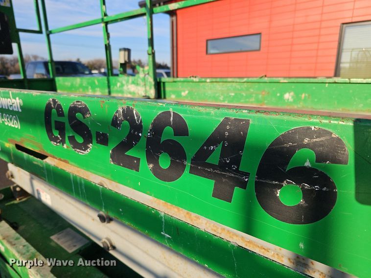 image for item DK0515 2015 Genie GS-2646 scissor lift