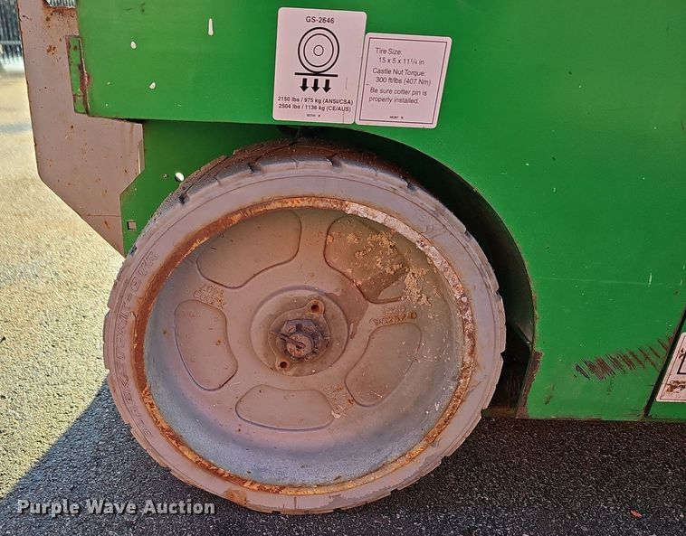 image for item DK0515 2015 Genie GS-2646 scissor lift