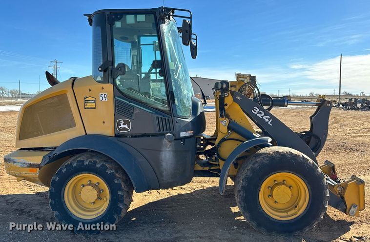 image for item DK6742 2019 John Deere 324L wheel loader