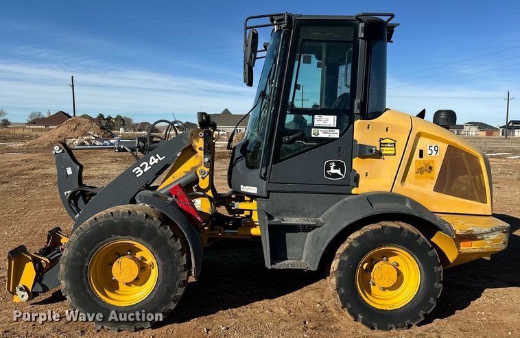 image for item DK6742 2019 John Deere 324L wheel loader