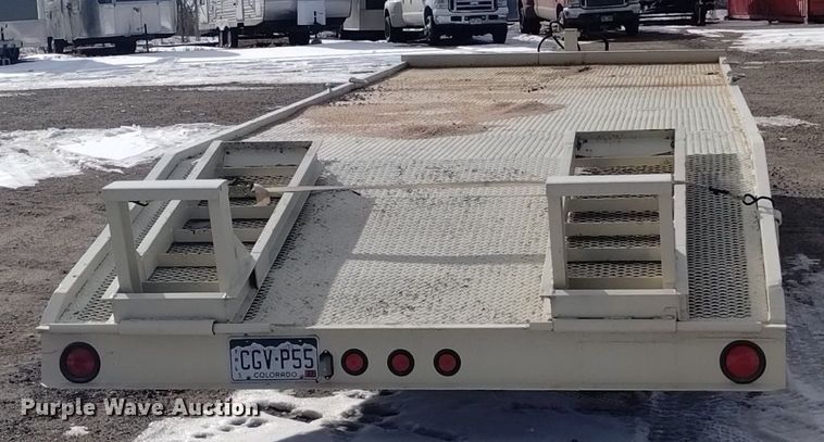 image for item DK8984 1996 Fleming  TD824-A10 equipment trailer