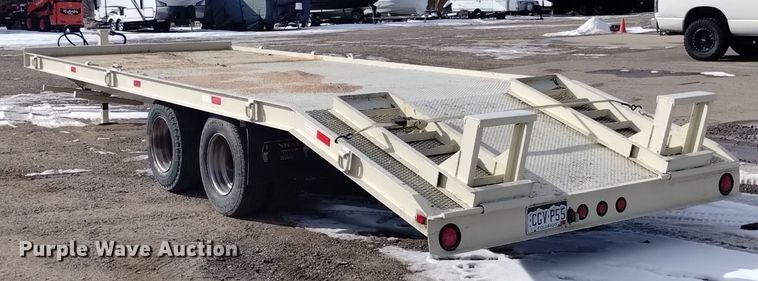 image for item DK8984 1996 Fleming  TD824-A10 equipment trailer