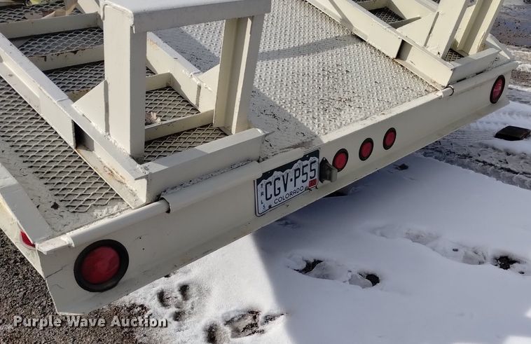 image for item DK8984 1996 Fleming  TD824-A10 equipment trailer