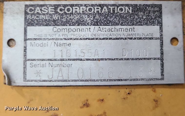 image for item DN8249 1996 Case 460 trencher