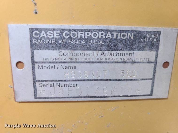 image for item DN8249 1996 Case 460 trencher