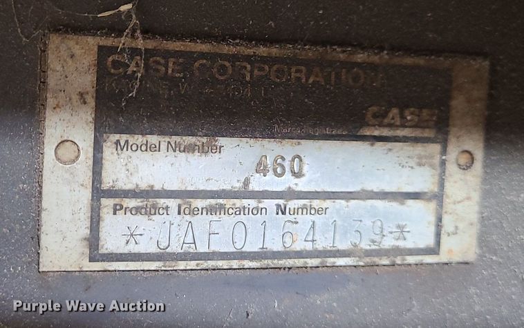 image for item DN8249 1996 Case 460 trencher