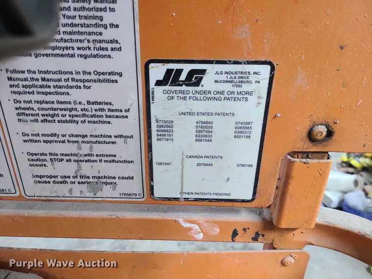 image for item DN8253 2006 JLG 2630ES scissor lift