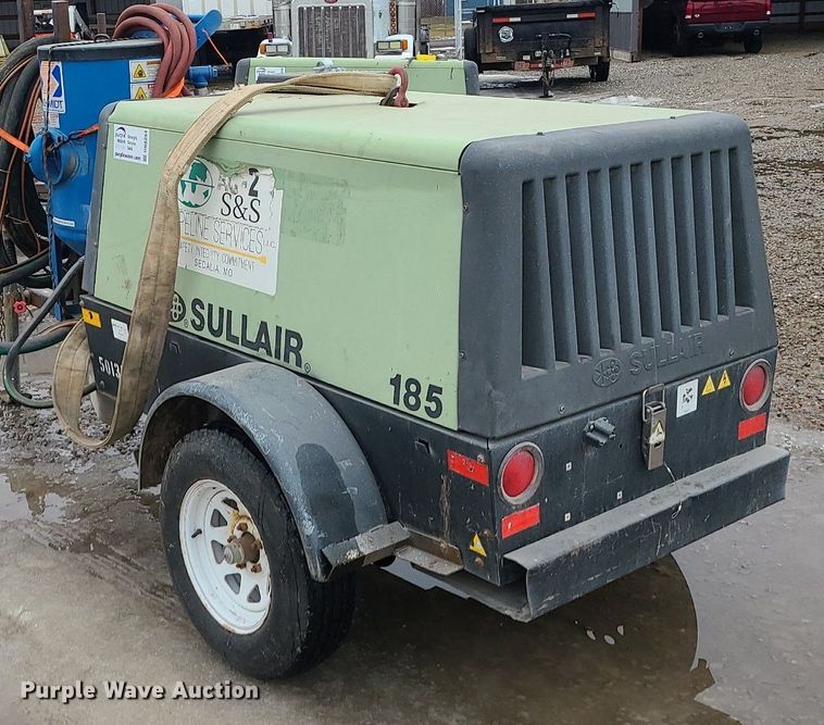image for item DN8254 Sullair 185DPQ JD air compressor