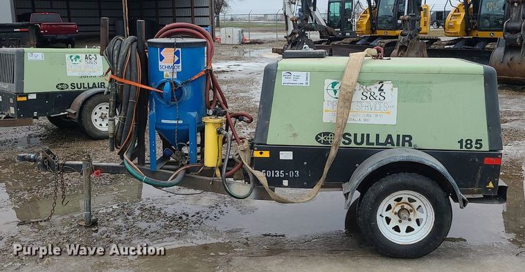 image for item DN8254 Sullair 185DPQ JD air compressor