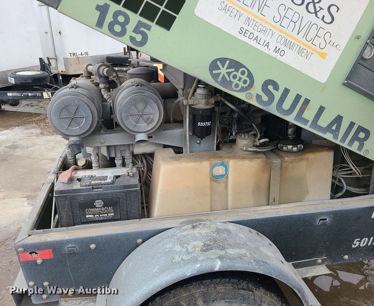 image for item DN8254 Sullair 185DPQ JD air compressor