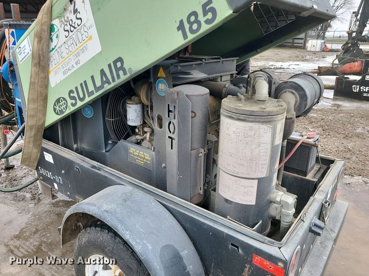 image for item DN8254 Sullair 185DPQ JD air compressor