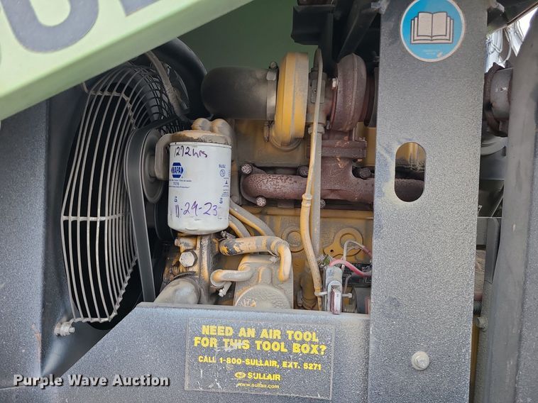 image for item DN8254 Sullair 185DPQ JD air compressor