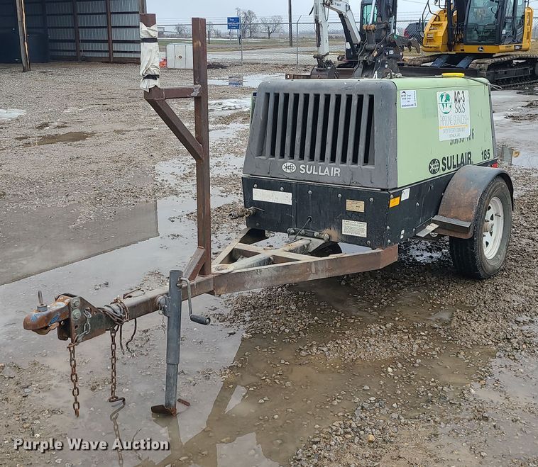 image for item DN8255 Sullair 185DPQ JD air compressor