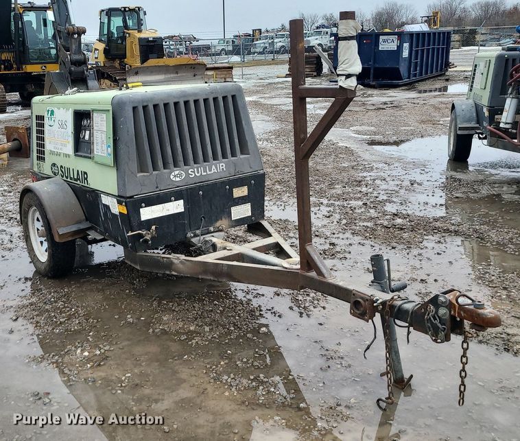 image for item DN8255 Sullair 185DPQ JD air compressor